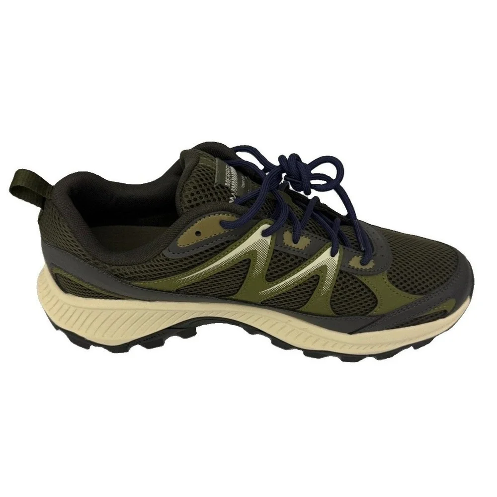 Merrell Men's Tempo EXP Low Waterproof Hiking Shoes - Olive Size 10.5 New